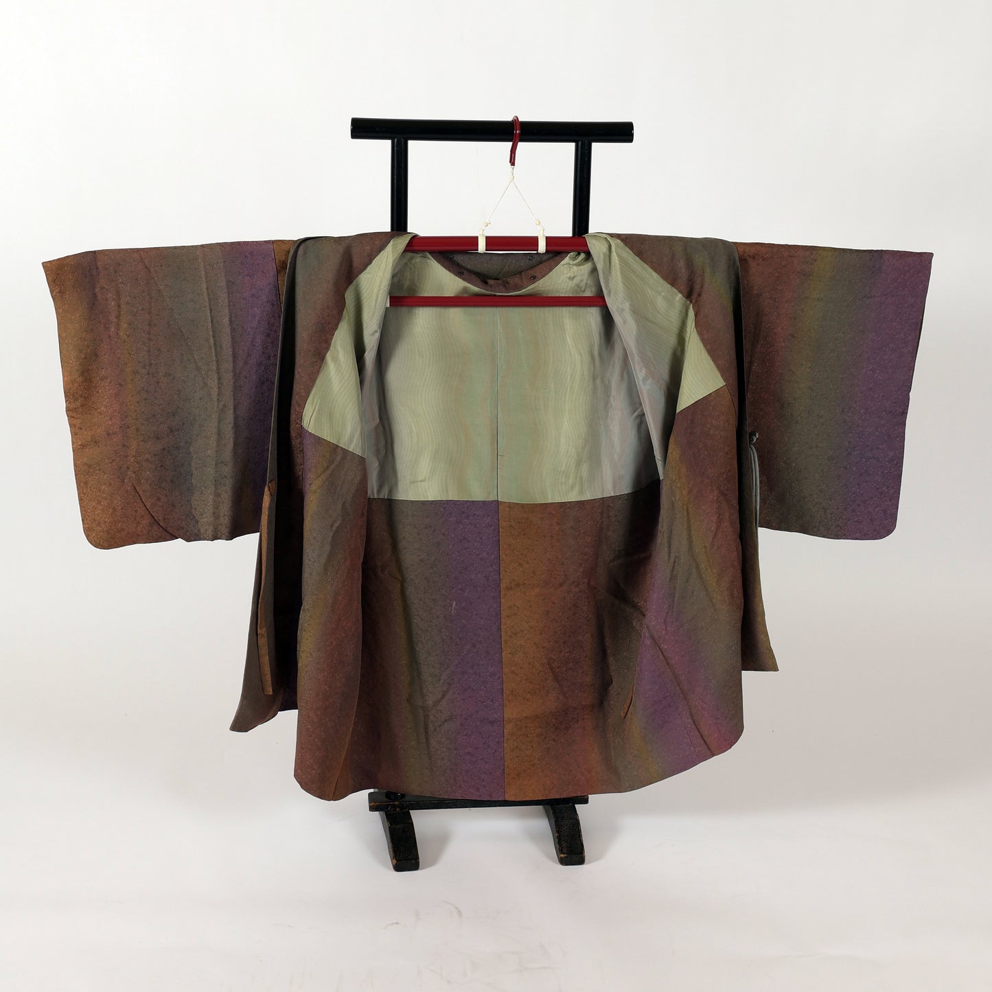 Japanese kimono jacket (Haori) M-size 100% silk  /  294