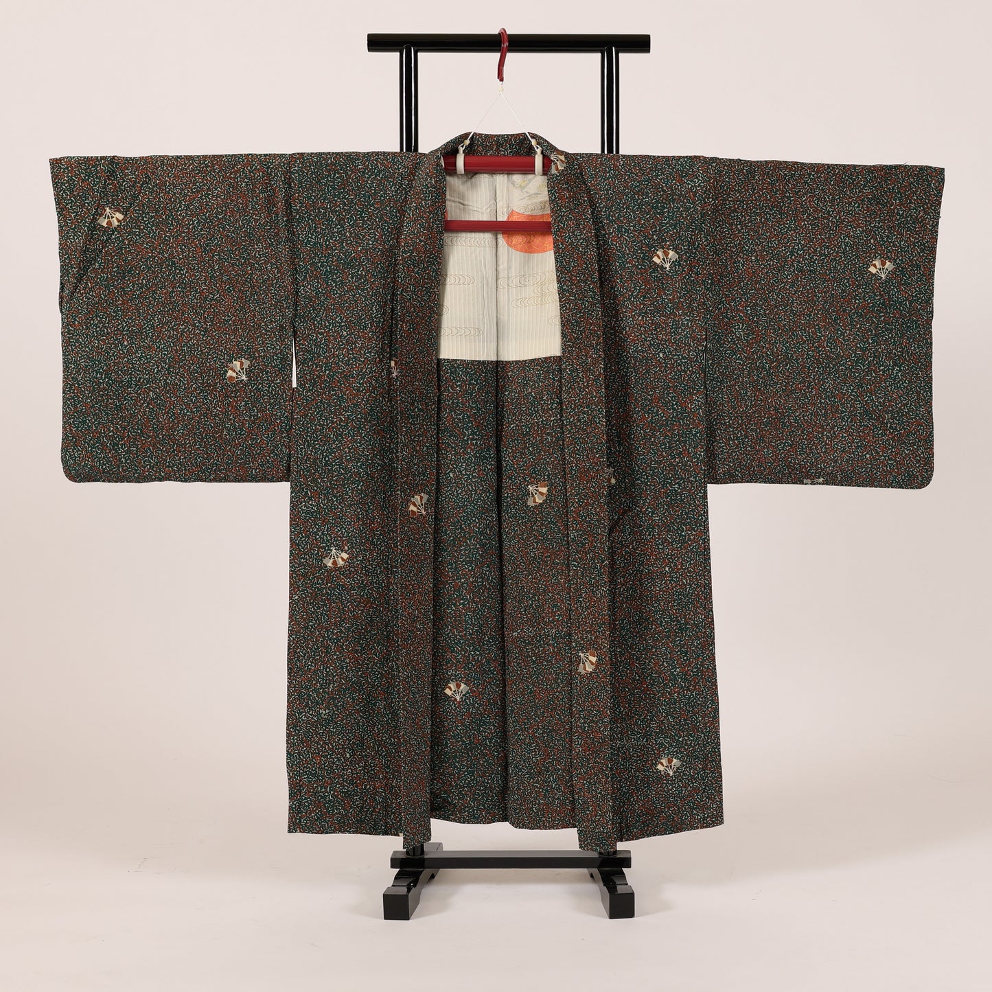 Japanese kimono Jacket (Haori) S-size 100%silk  /  124