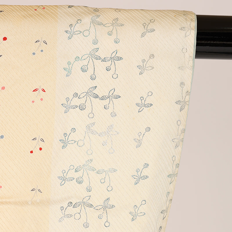 No.12 Komon beige cherry pattern