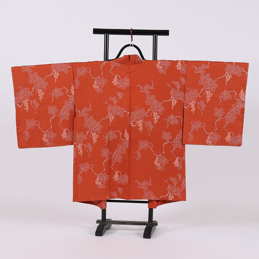 Japanese kimono Jacket (Haori) S-size 100% silk  / 258