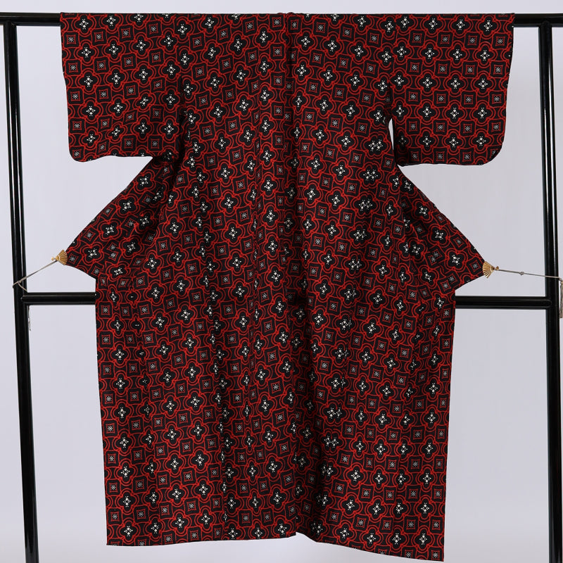 Japanese kimono  (Komon) SS-size cotton  / 272