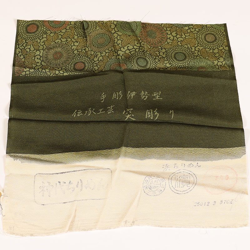 Japanese kimono  (Komon) M-size100% silk  Unused / 4