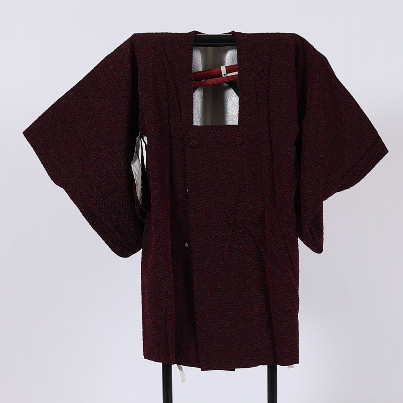 Japanese kimono  coat (Michiyuki-coat) S-size polyester  /  291